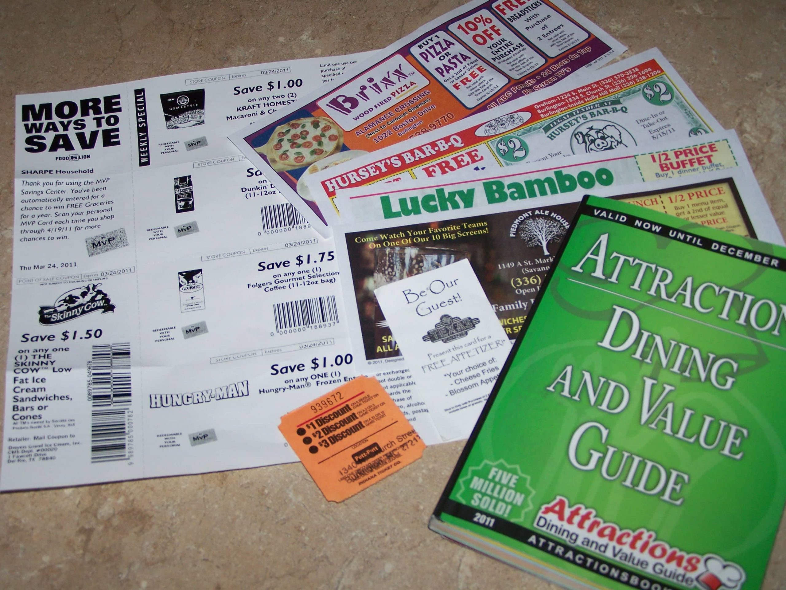 finding coupons, restaurant coupons, store coupons,