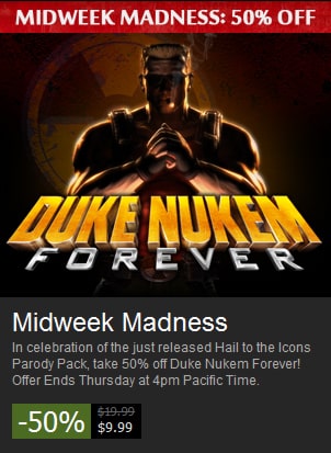 Duke Nukem on Steam for $9.99