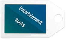 Entertainment Book Shopping Tag